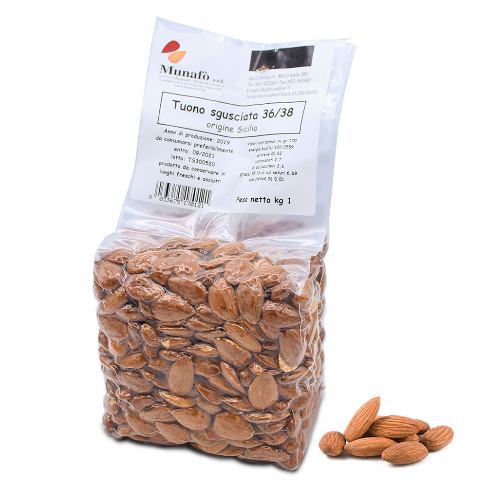 Shelled Tuono Almond from Sicily · 1 kg